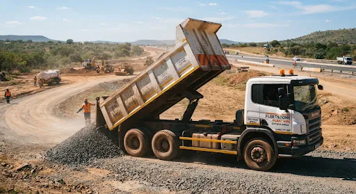 Tipper trucks for plant hire